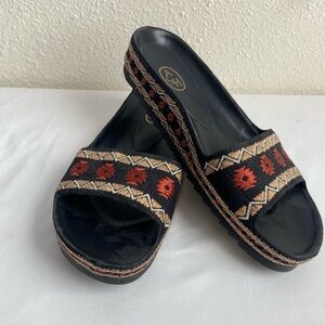ASH embroidered slides